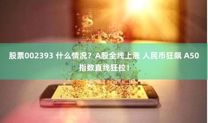 股票002393 什么情况？A股全线上涨 人民币狂飙 A50指数直线狂拉！